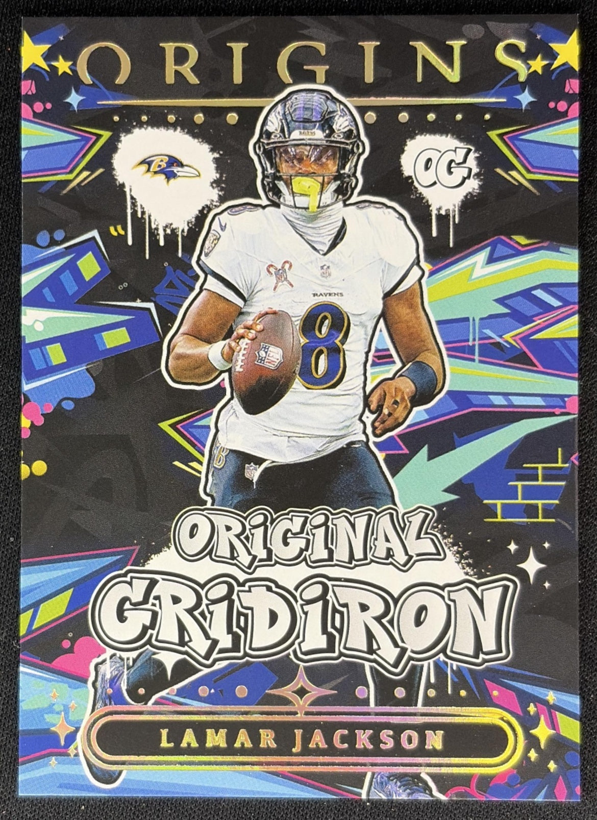 Lamar Jackson 2025 Panini Origins Original Gridiron Ravens front