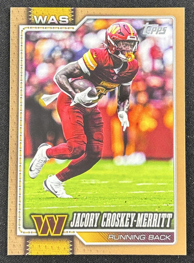 Jacory Croskey-Merritt 2026 Topps Gold /2026 Commanders