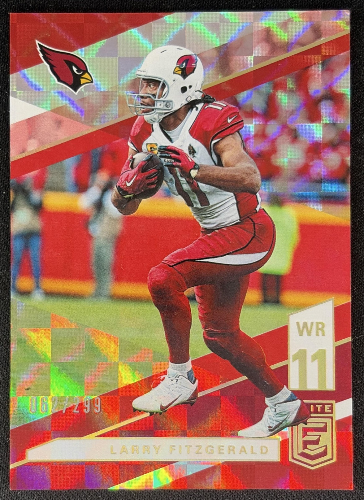 Larry Fitzgerald 2019 Panini Donruss Elite Red /299 Cardinals Sports Trading Cards