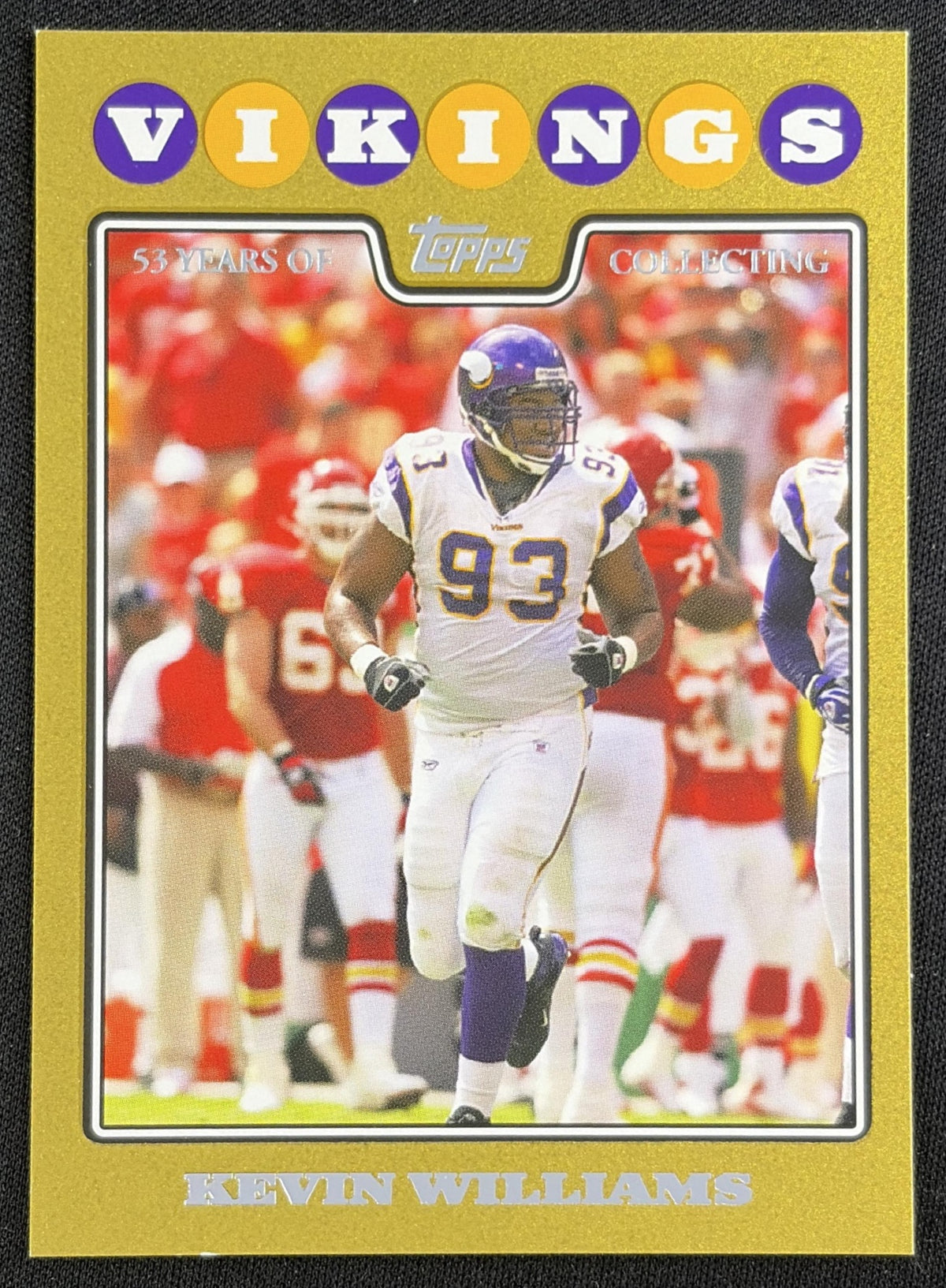 Kevin Williams 2008 Topps Gold /2008 Vikings