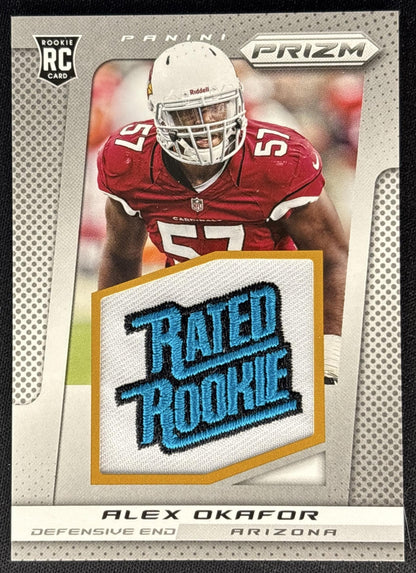 Alex Okafor 2013 Panini Prizm Rated Rookie Patches Cardinals