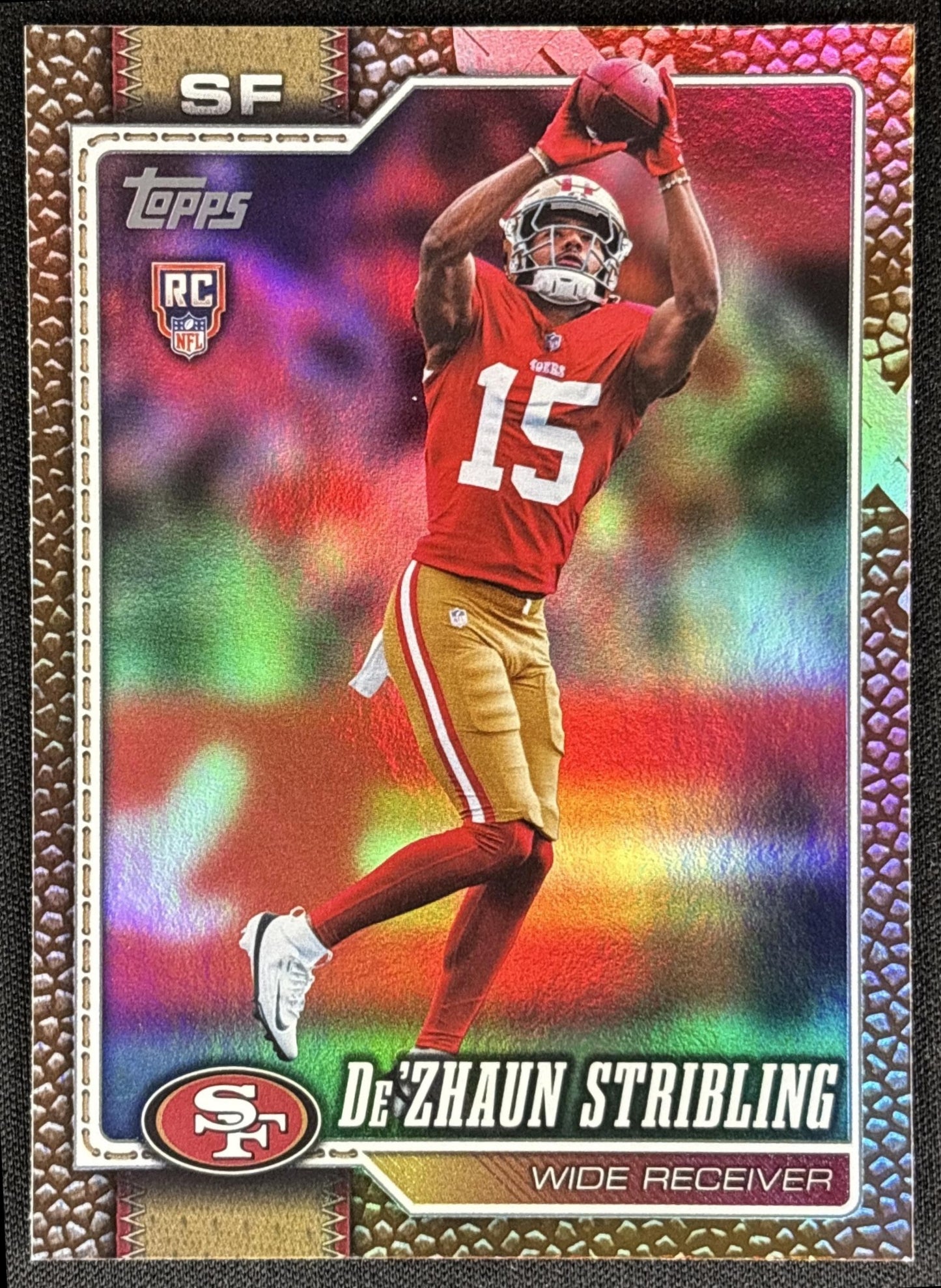 De'Zhaun Stribling 2026 Topps Football Leather Foil 49ers