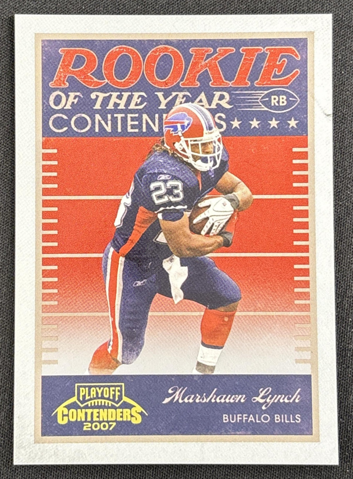 Marshawn Lynch 2007 Playoff Contenders ROY /1000 Bills