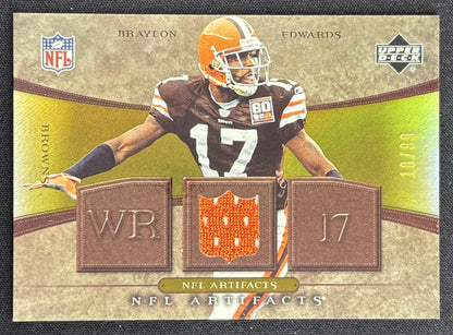 Braylon Edwards 2007 Upper Deck Artifacts NFL Gold /99 Browns