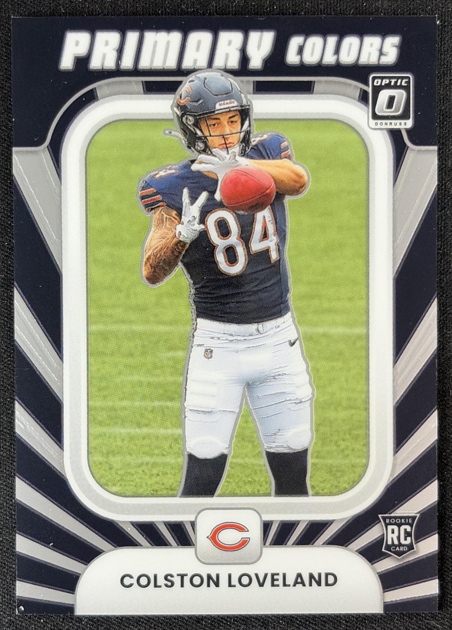 Colston Loveland 2025 Panini Donruss Optic Rookie Primary Colors Bears