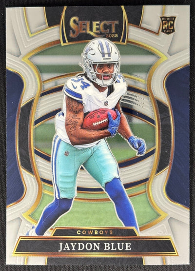 Jaydon Blue 2025 Select Concourse Rookie Cowboys Sports Trading Card