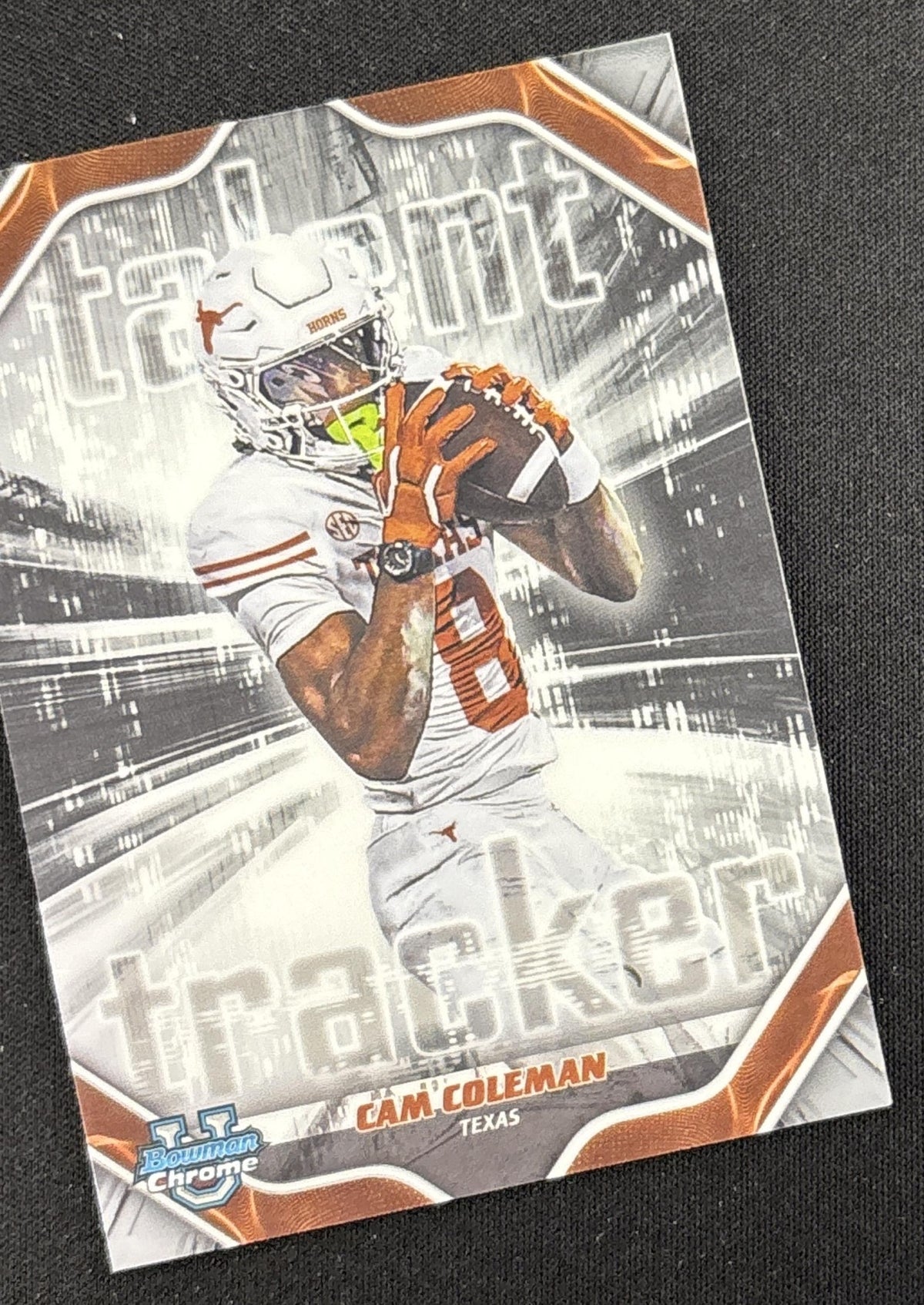 Cam Coleman 2026 Bowman Talent Tracker Chrome Longhorns