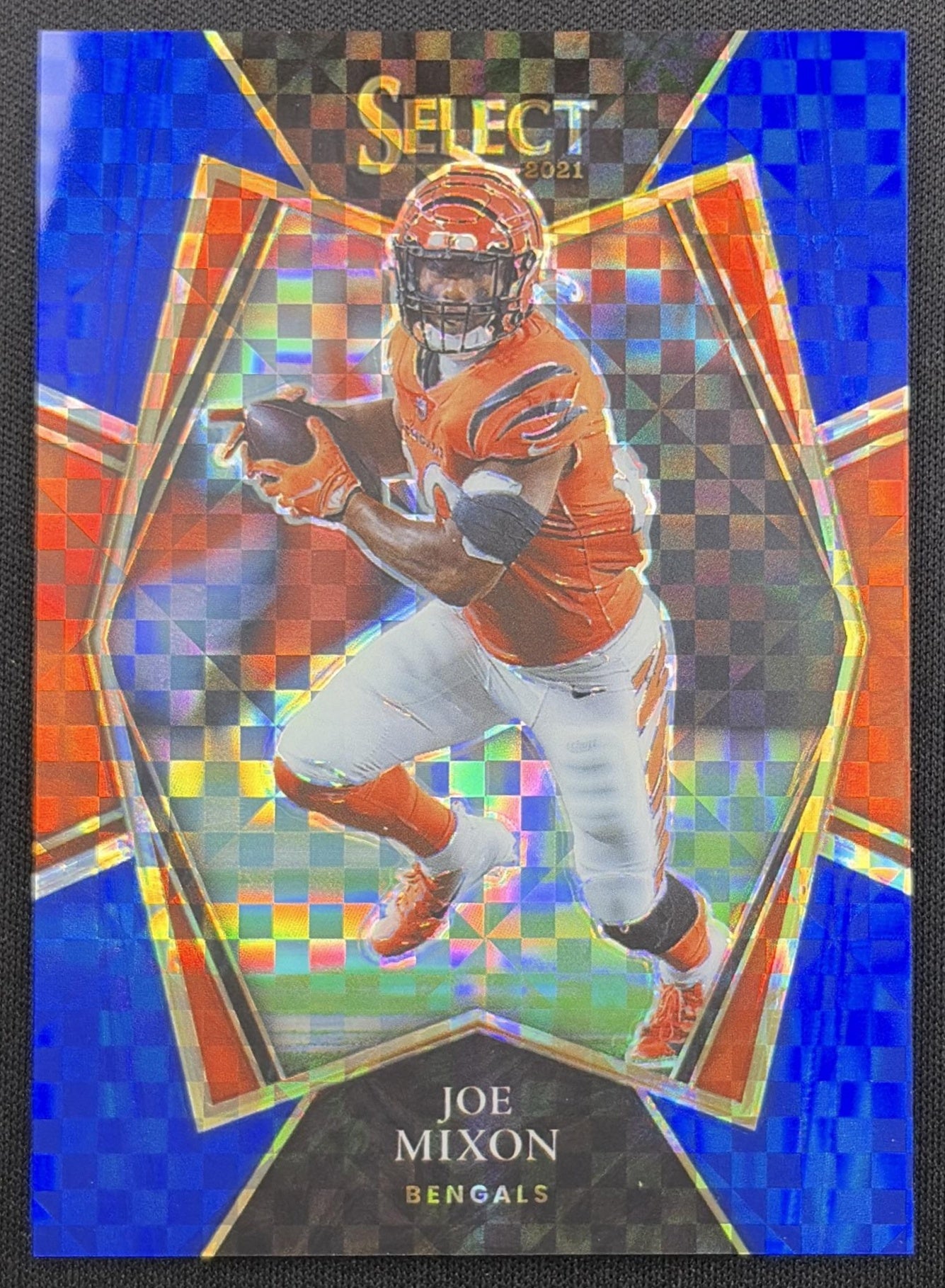 Joe Mixon 2021 Panini Select Blue Prizm /149 Bengals Cincinnati Bengals