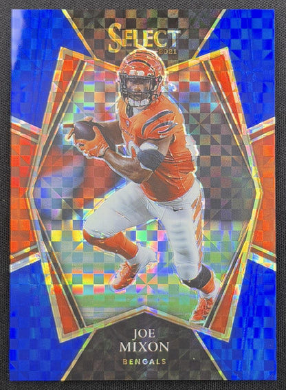 Joe Mixon 2021 Panini Select Blue Prizm /149 Bengals Cincinnati Bengals