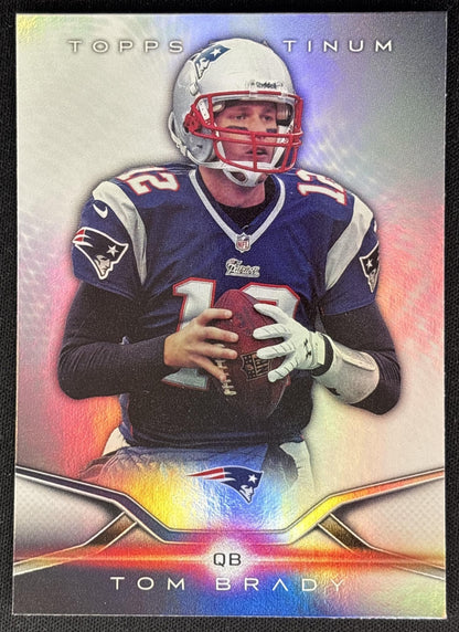 Tom Brady 2014 Topps Platinum Patriots Sports Trading Cards