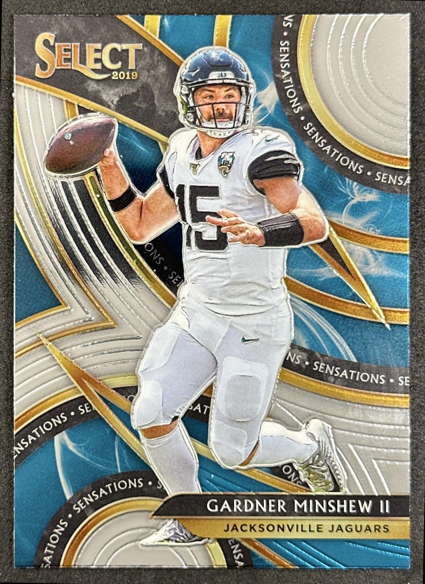 Gardner Minshew II 2019 Panini Select Sensations Prizm Jaguars