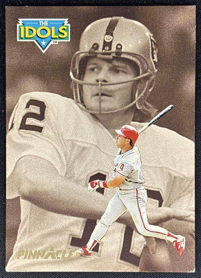 John Elway Roger Staubach ID 1992 Pinnacle Chiefs - Front