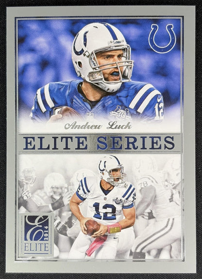 Andrew Luck 2014 Panini Elite Series Silver Colts - Front