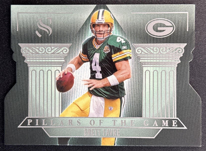 Brett Favre 2025 Panini Silhouette Pillars of the Game Packers