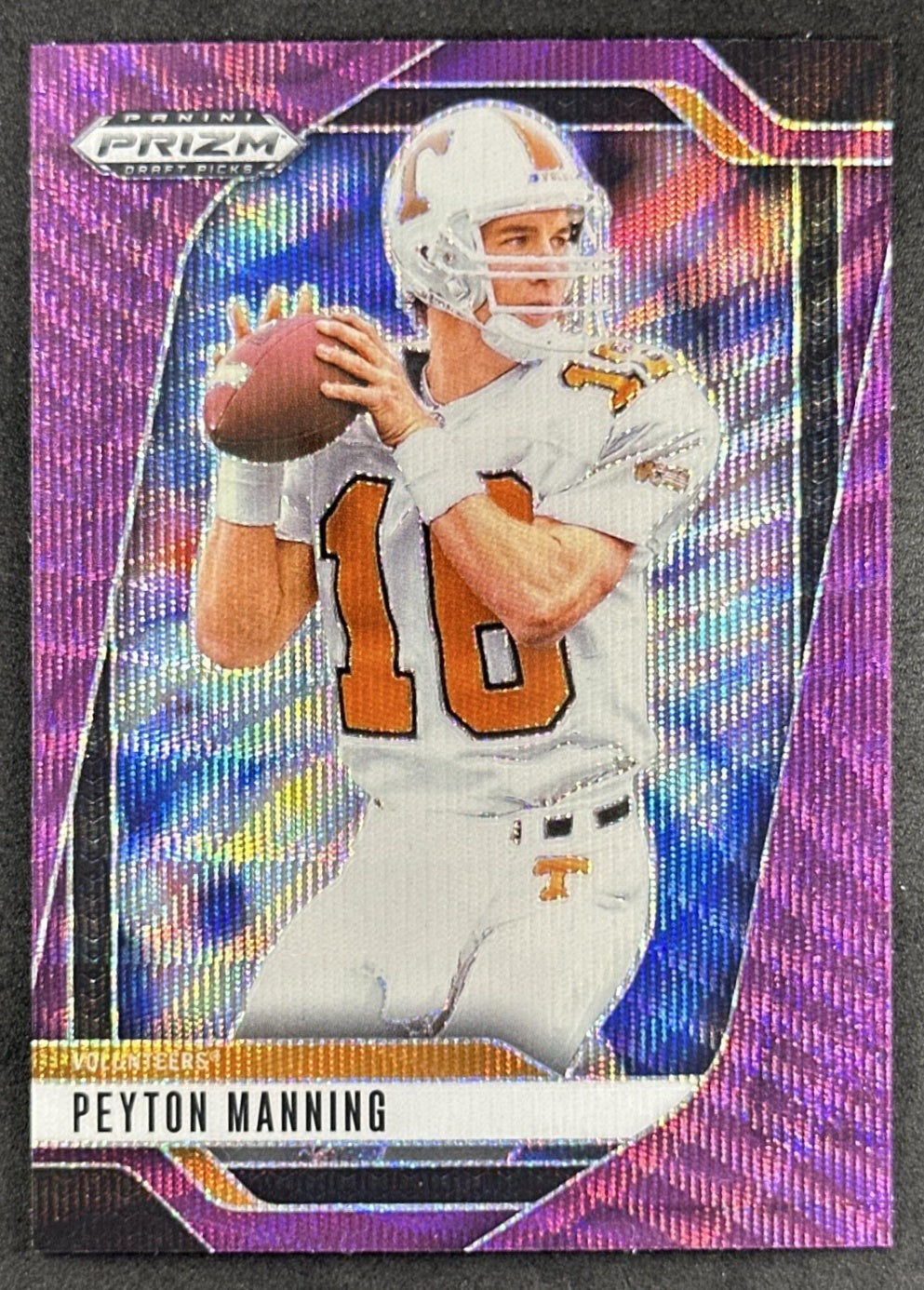 Peyton Manning 2025 Panini Prizm Draft Picks Purple Wave Volunteers Sports Trading Card