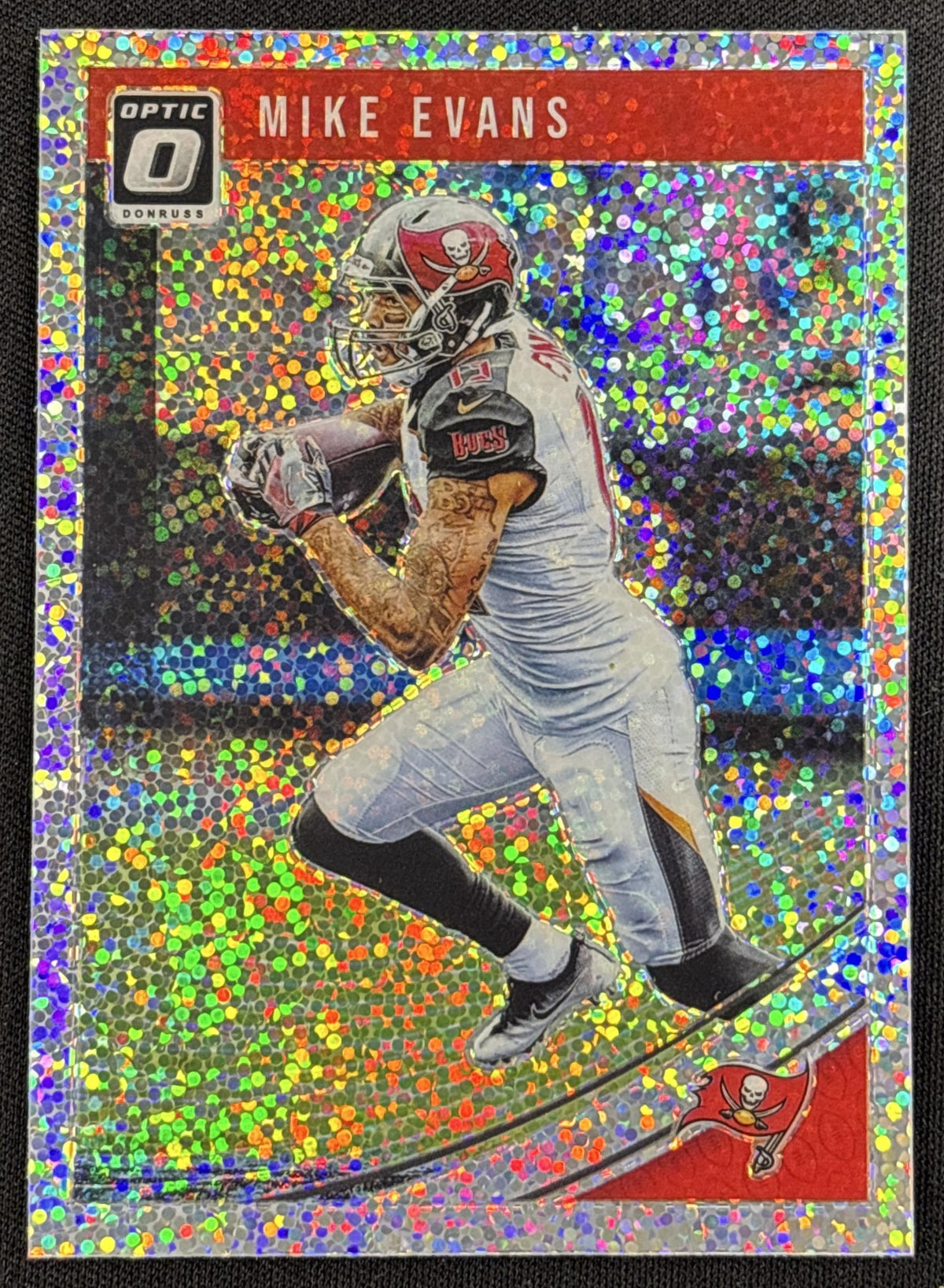 Mike Evans 2018 Panini Donruss Optic White Sparkle Prizm SSP Buccaneers