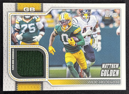 Matthew Golden 2026 Topps Real One Relic Packers
