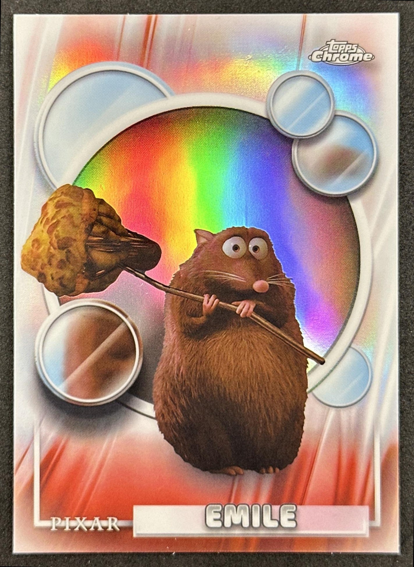 Emile 2026 Topps Chrome Disney Refractor Ratatouille Front