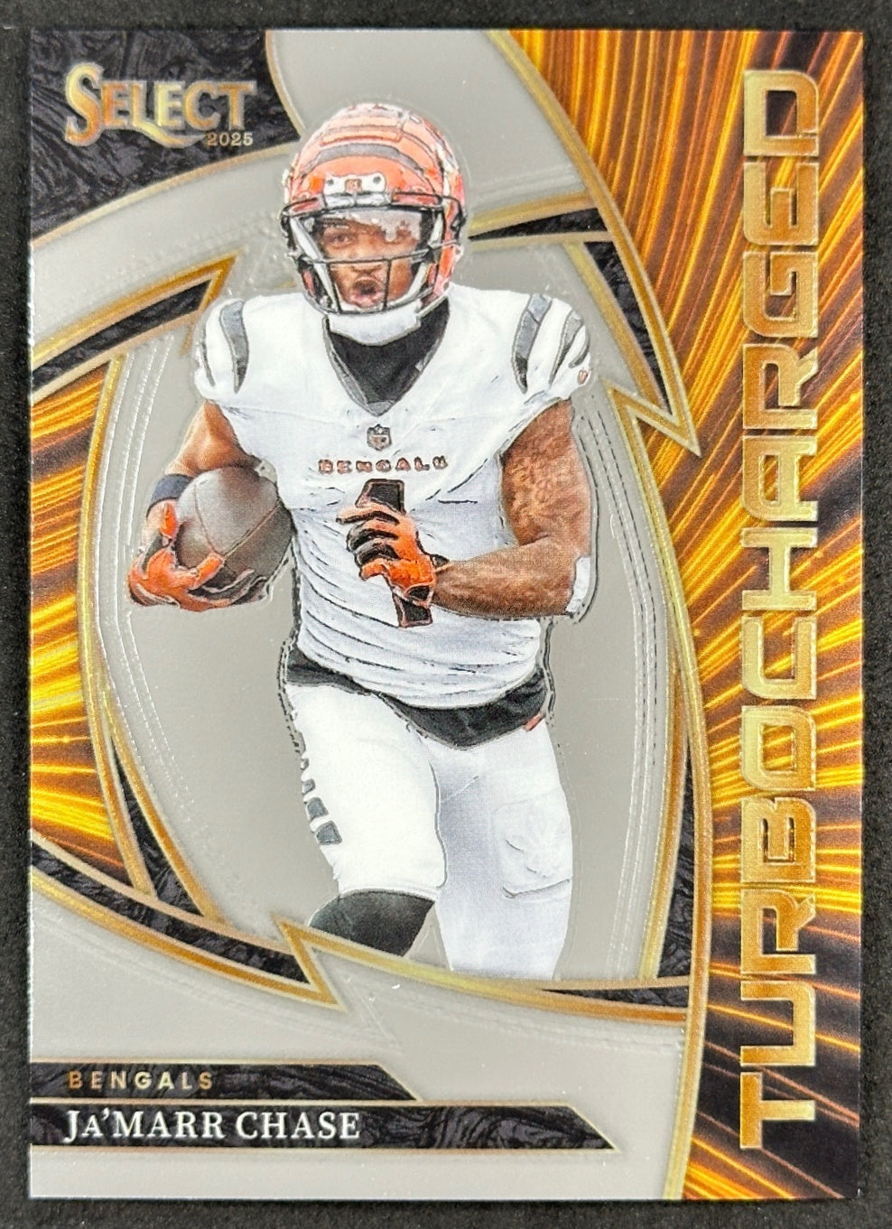 Ja'Marr Chase 2025 Select Turbocharged Bengals Football Card