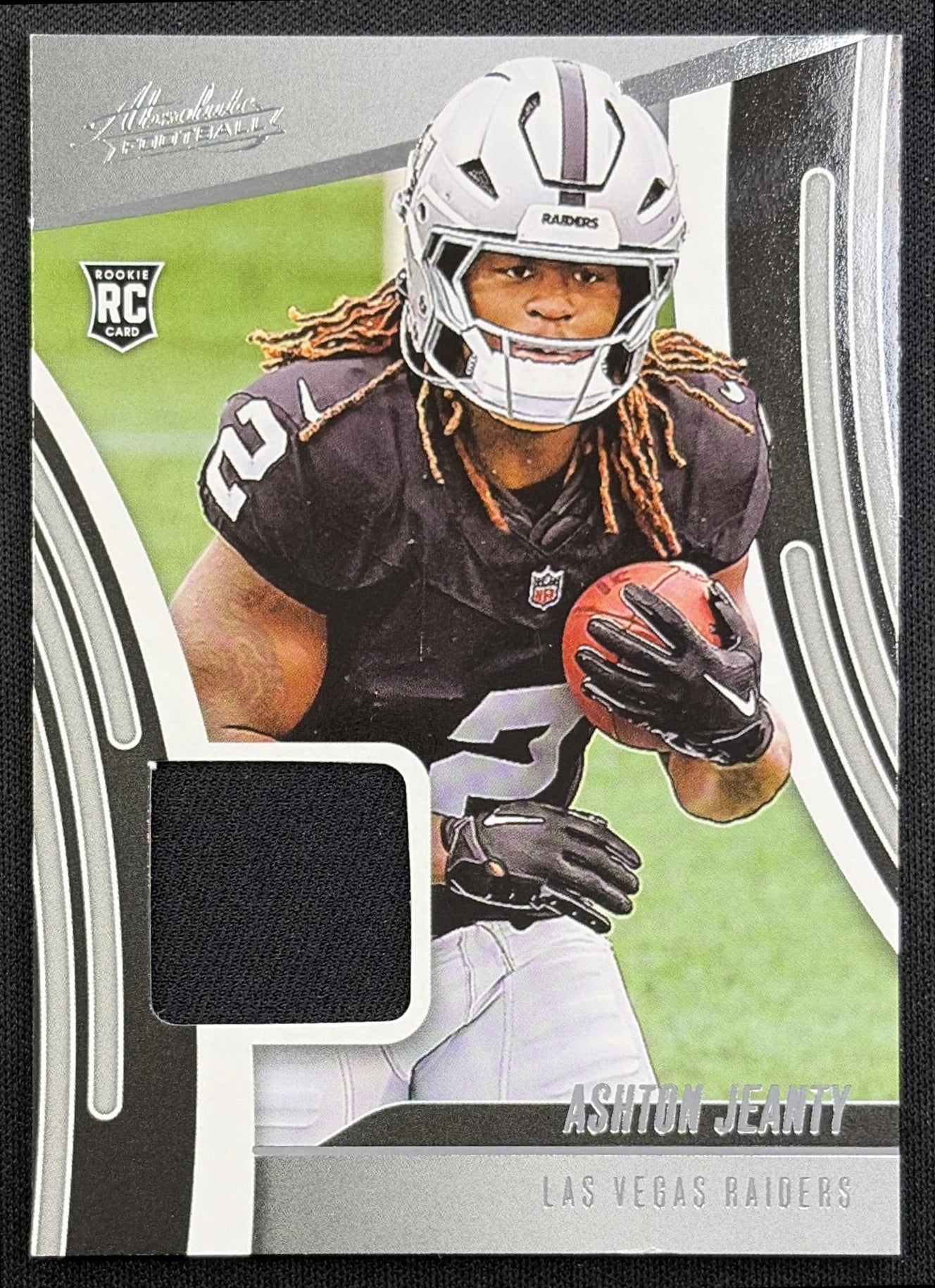 Ashton Jeanty 2025 Panini Absolute Rookie Materials Raiders