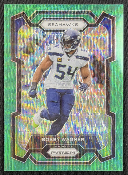 Bobby Wagner 2023 Panini Prizm Green Wave Seahawks