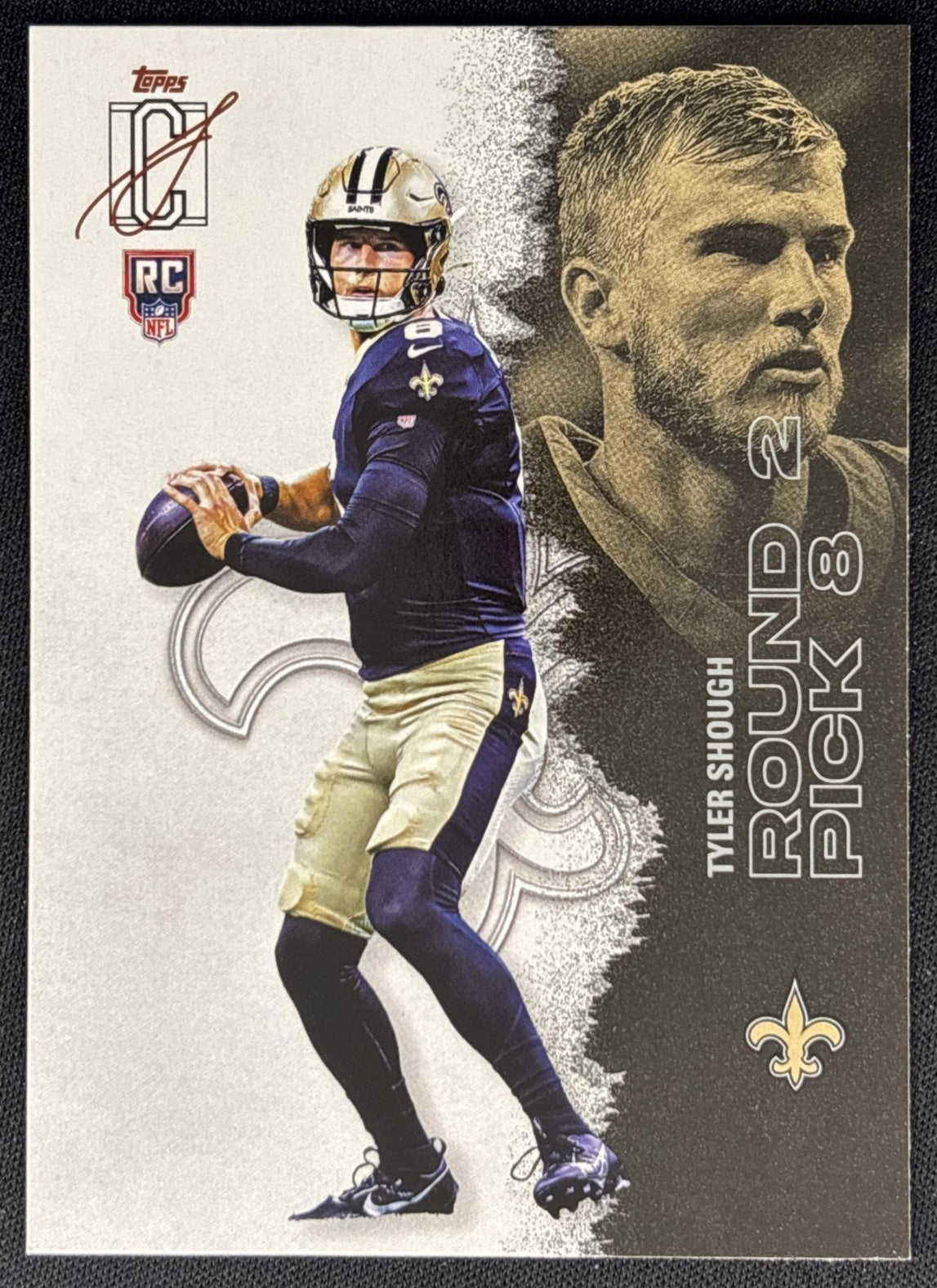 Tyler Shough 2025 Topps Signature Class Rookie Saints Sports Trading Cards