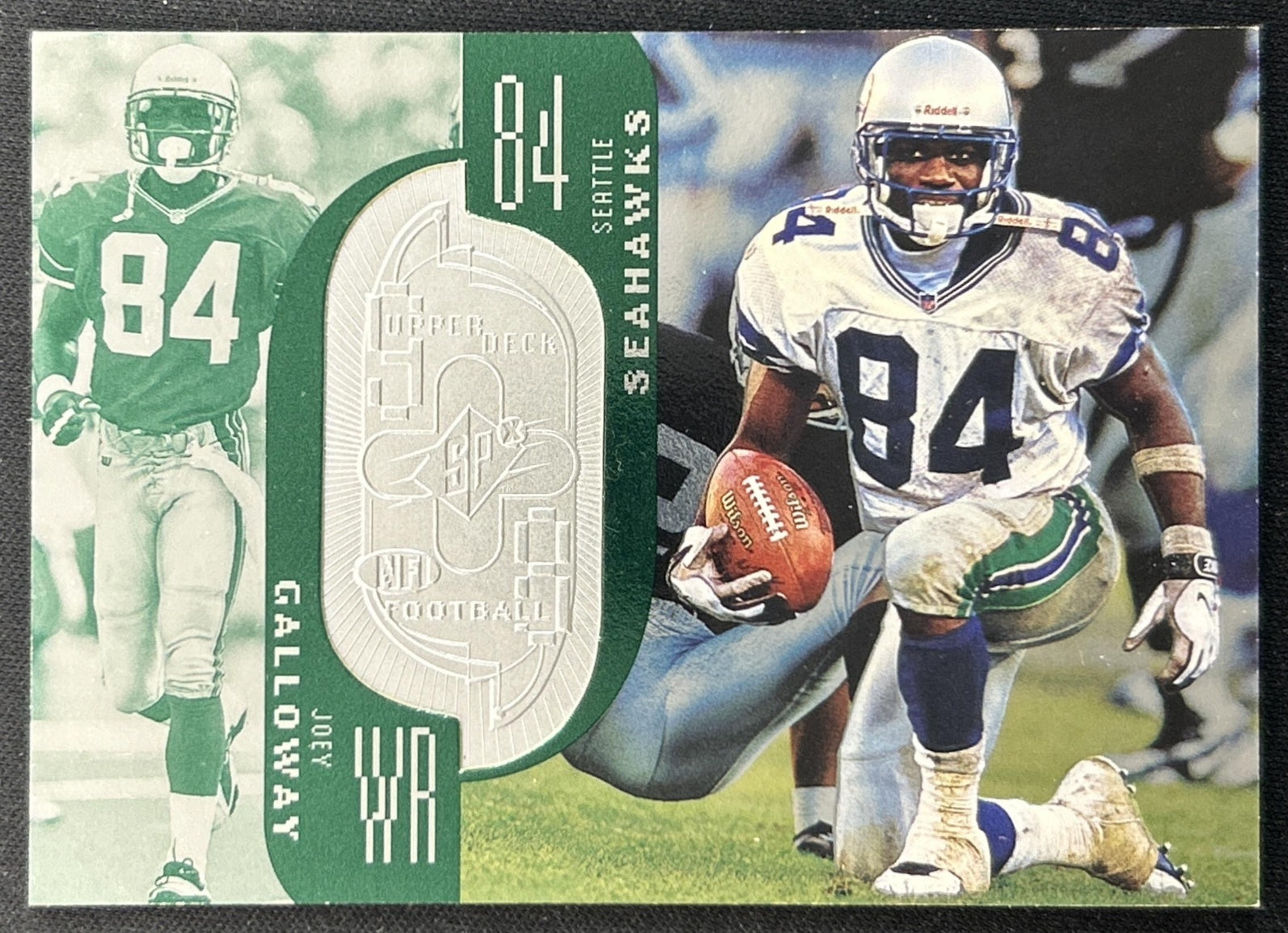Joey Galloway 1998 SPx Finite /7600 Seahawks front