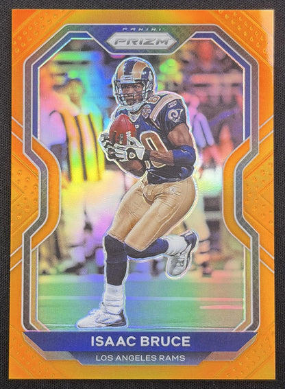 Isaac Bruce 2020 Panini Prizm Orange /249 Rams