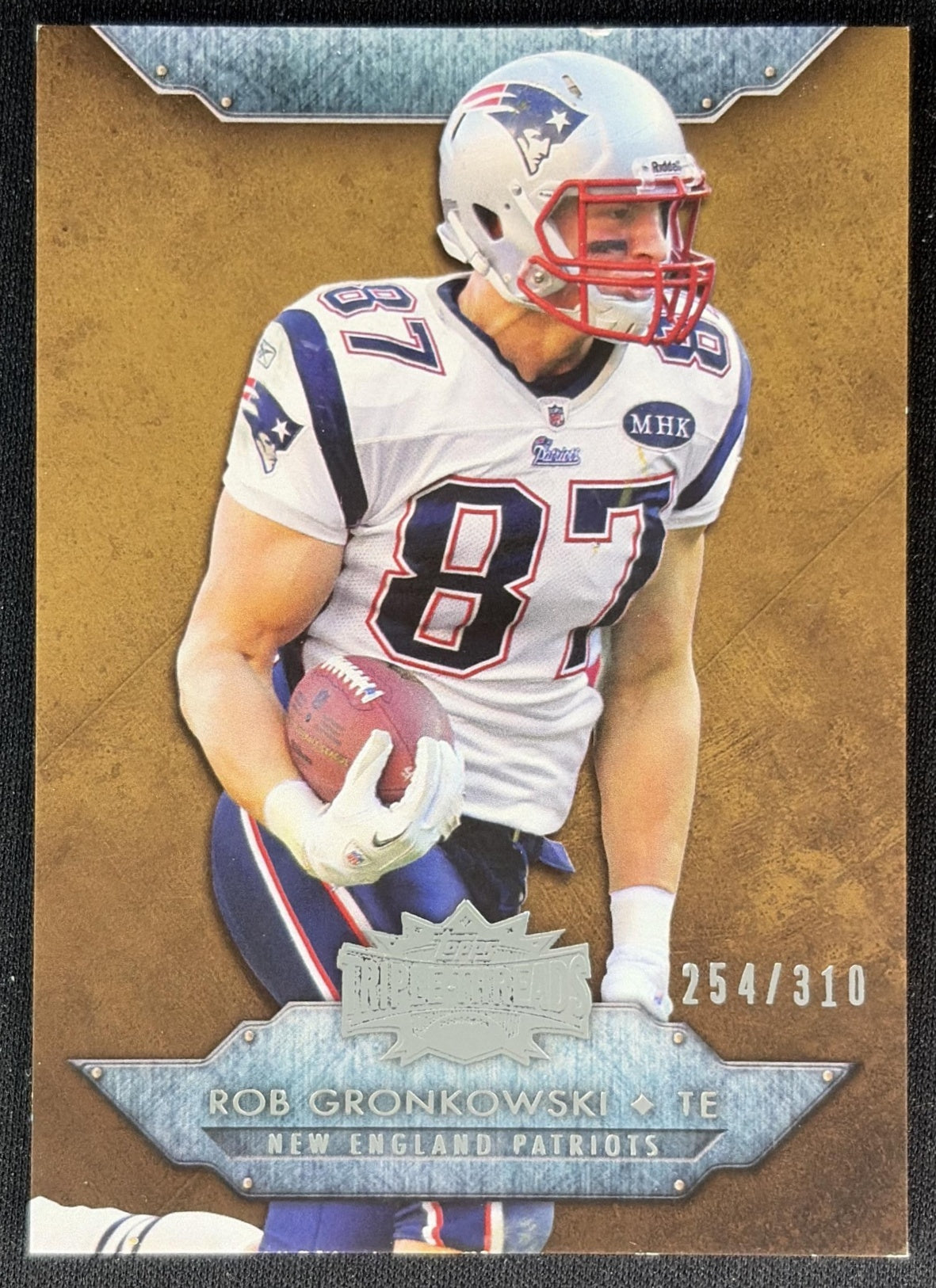 Rob Gronkowski 2012 Topps Triple Threads Sepia /310 Patriots Sports Trading Cards