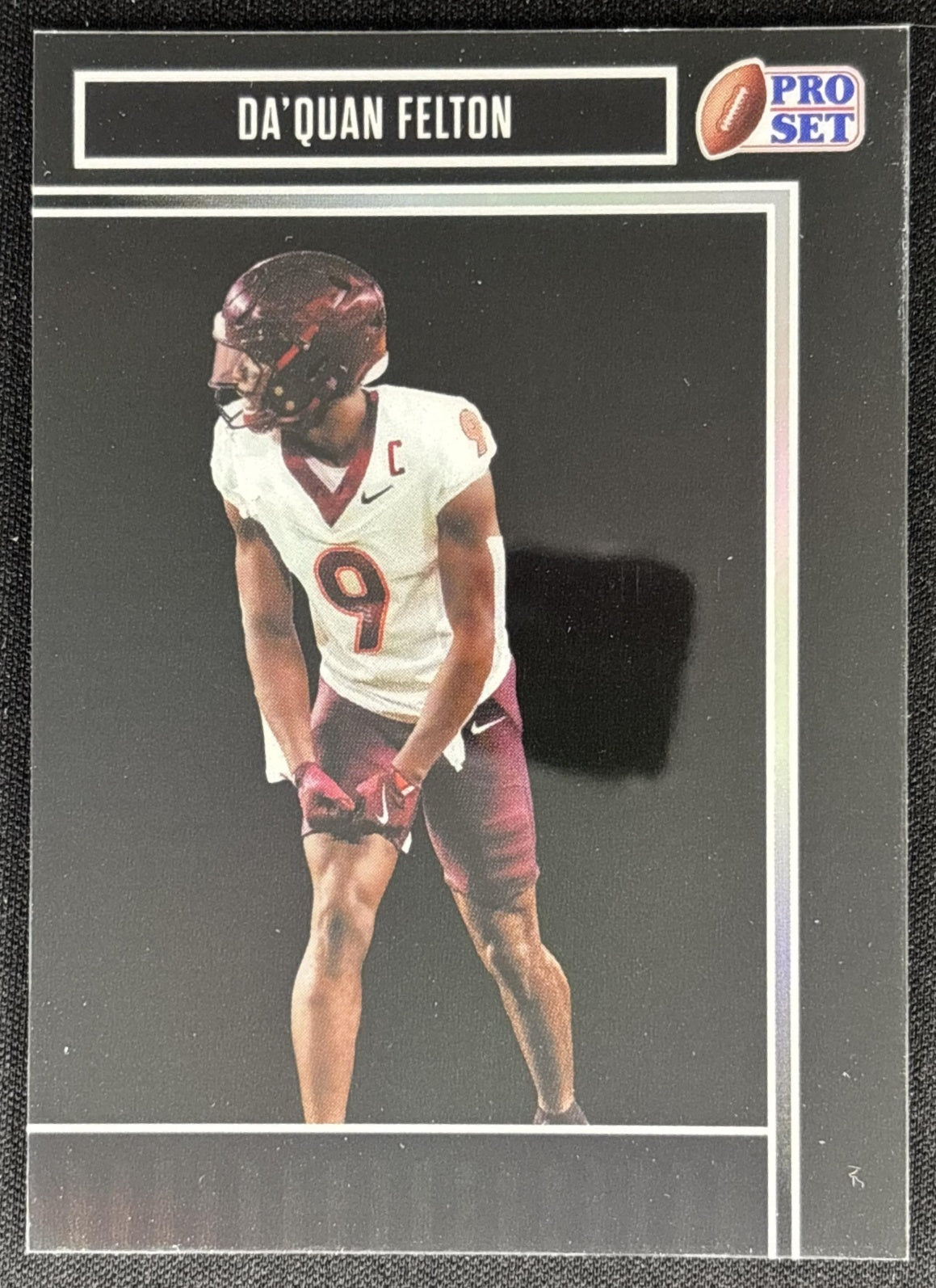 Da'Quan Felton 2025 Leaf Pro Set Metal In Motion Prismatic Black /10 Default Title Sports Trading Cards