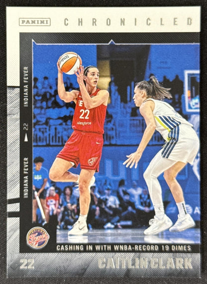 Caitlin Clark 2025 Panini Chronicled WNBA Fever 6 Sports Trading Card