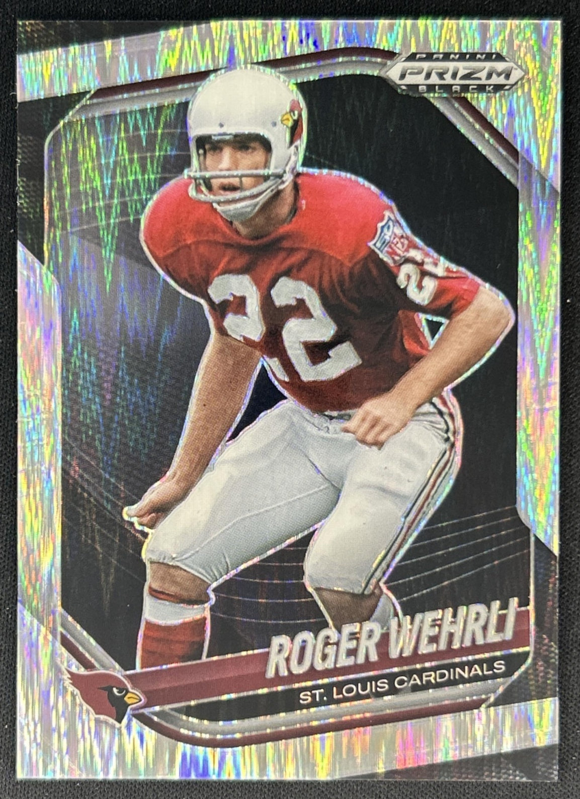 Roger Wehrli 2025 Panini Prizm Black Skewed /249 front