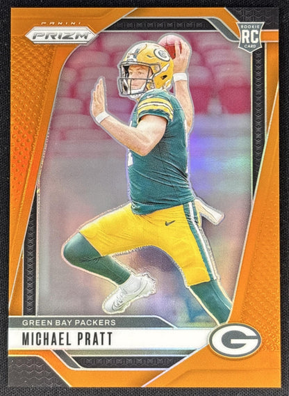 Michael Pratt 2024 Panini Prizm Orange /249 Packers