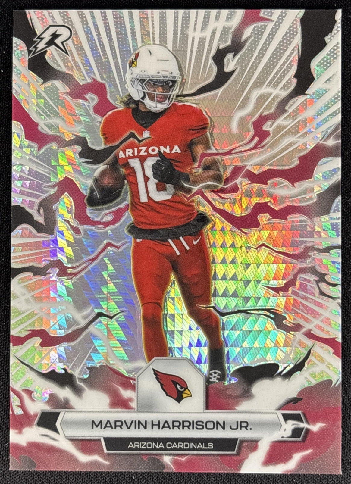 Marvin Harrison Jr. 2025 Topps Resurgence Prism Refractor Cardinals