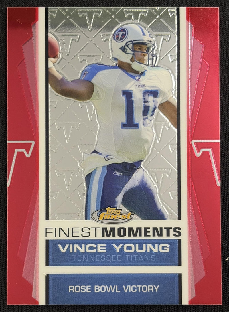 Vince Young 2007 Topps Finest Vince Young Finest Moments /899 Titans