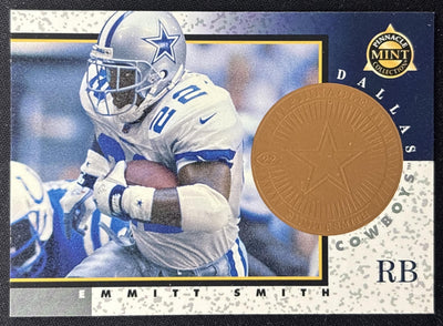 Emmitt Smith 1997 Pinnacle Mint Cowboys Sports Trading Cards