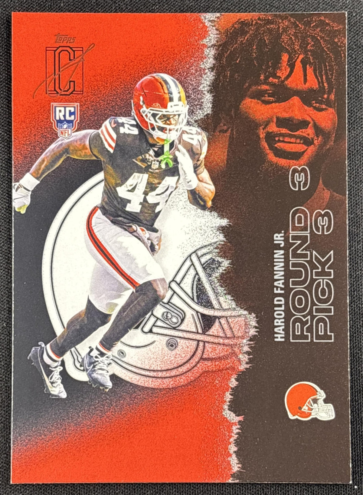Harold Fannin Jr. 2025 Topps Signature Class Rookie Red & Black Foil Browns
