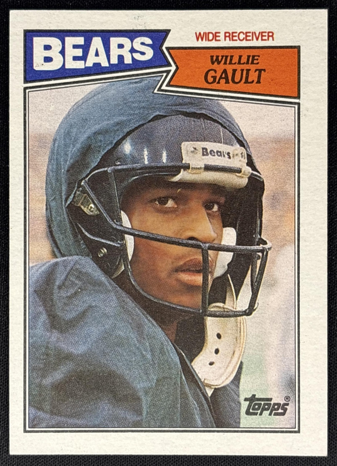 Willie Gault 1987 Topps Bears - Front
