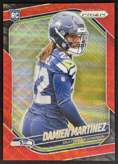 Damien Martinez 2025 Panini Prizm Red Wave /149 Seahawks