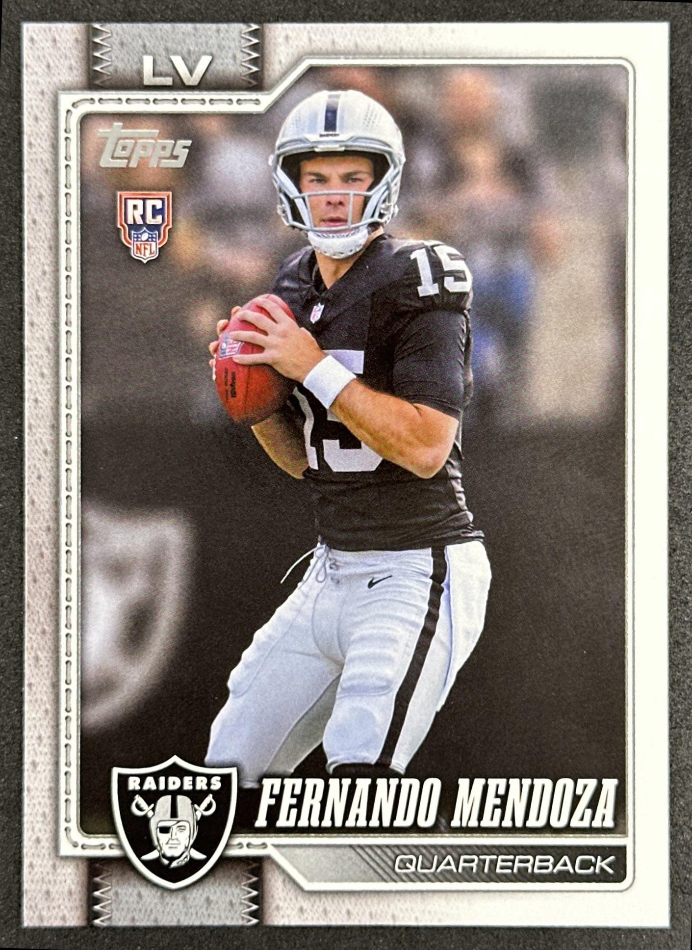 Fernando Mendoza 2026 Topps Flagship Rookie Raiders Sports Trading Cards