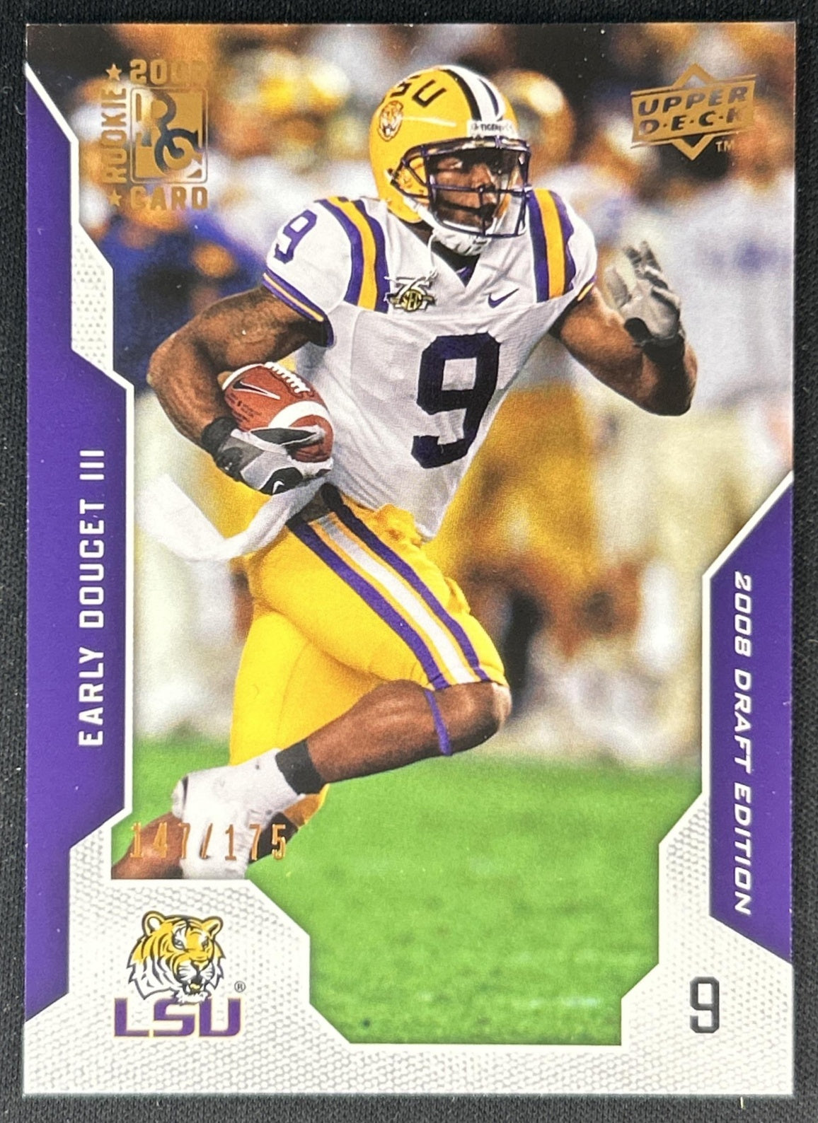 Early Doucet 2008 Upper Deck Draft Edition Tigers front