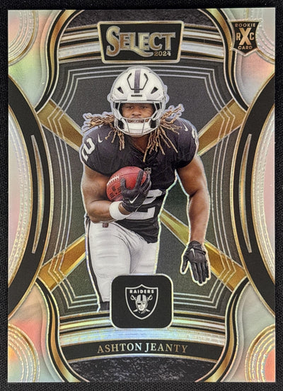 Ashton Jeanty 2024 Panini Select 2025 XRC Rookie Raiders front