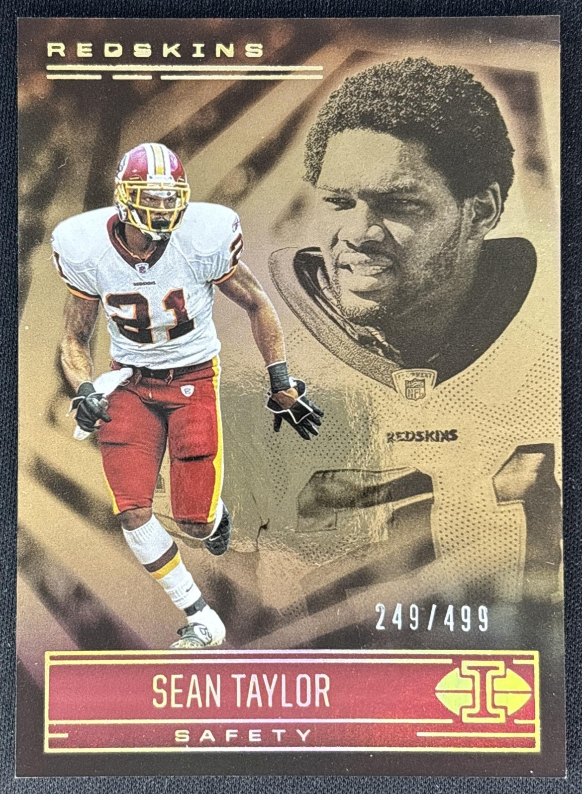 Sean Taylor 2021 Panini Illusions Trophy Collection Bronze /499 Redskins Sports Trading Cards