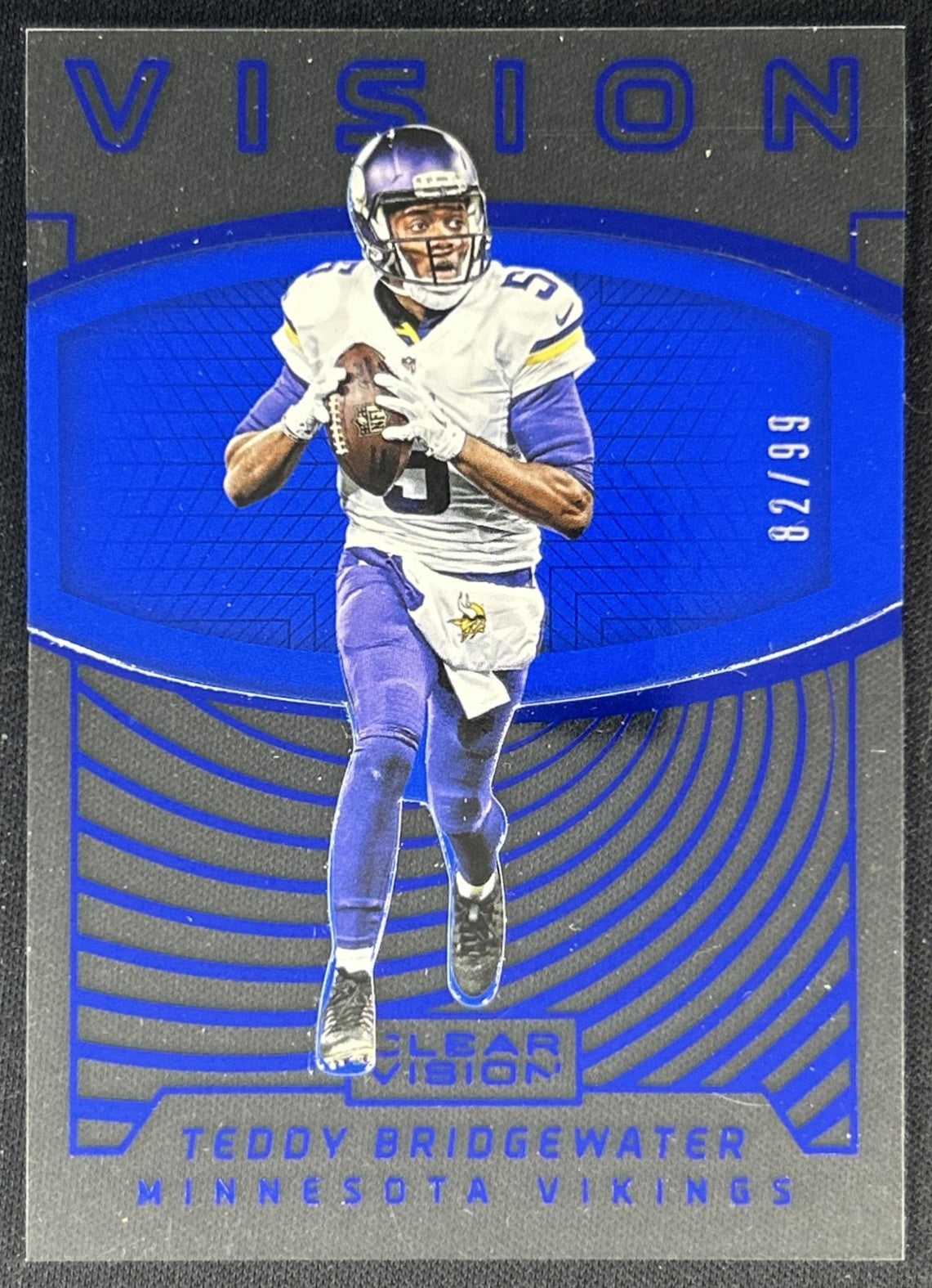Teddy Bridgewater 2016 Panini Clear Vision Blue /99 Vikings