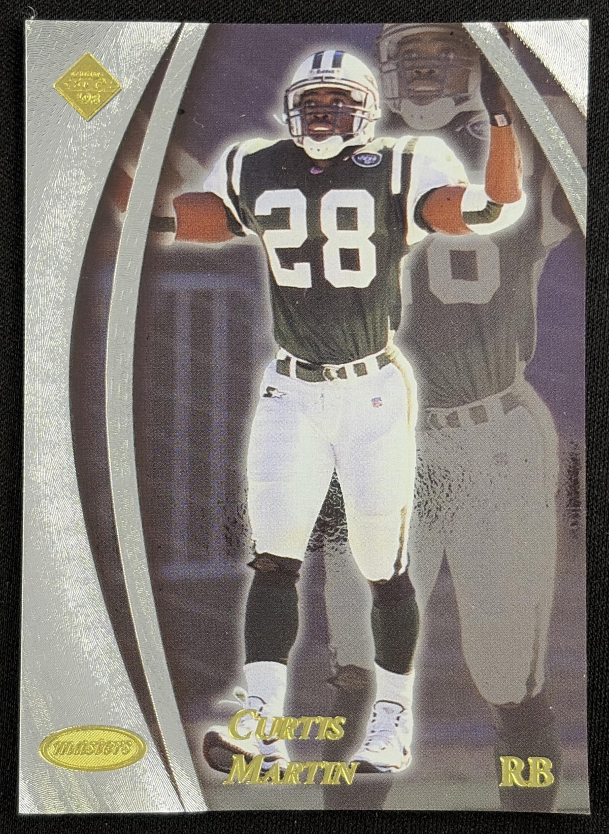Curtis Martin 1998 Collector's Edge Masters 50 Point /50000 Jets
