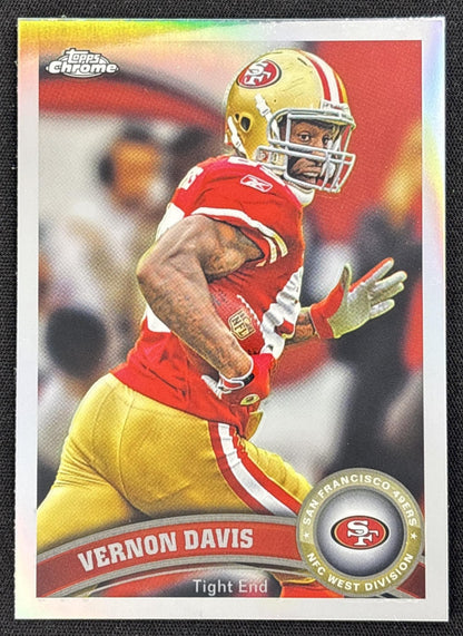 Vernon Davis 2011 Topps Chrome Refractor 49ers