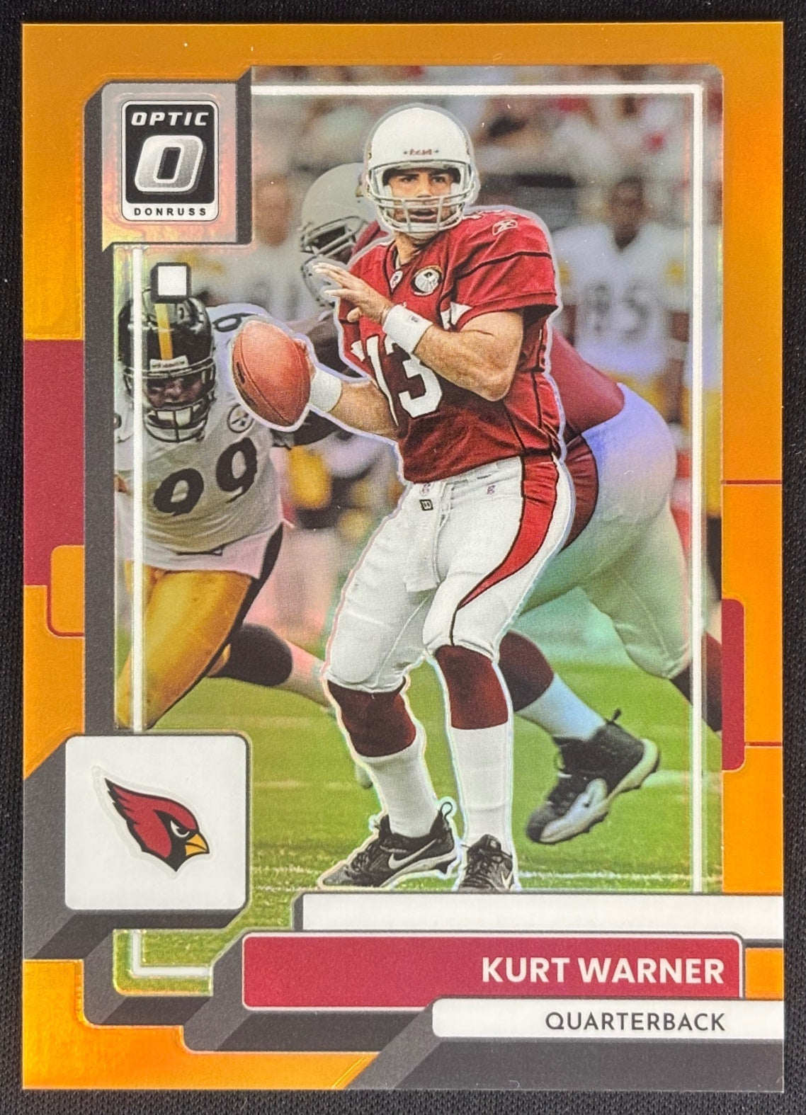 Kurt Warner 2022 Panini Donruss Optic Orange /199 Cardinals Sports Trading Cards