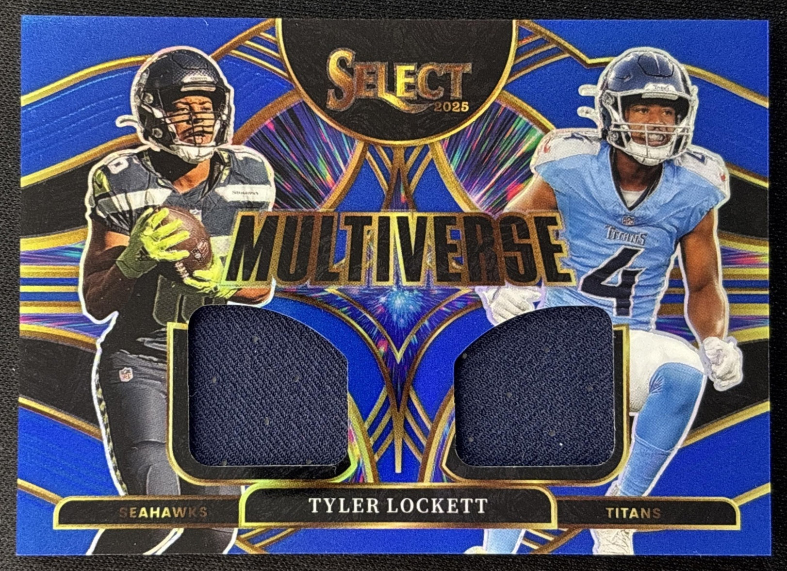 Tyler Lockett 2025 Panini Select Multiverse Jerseys Blue Prizm