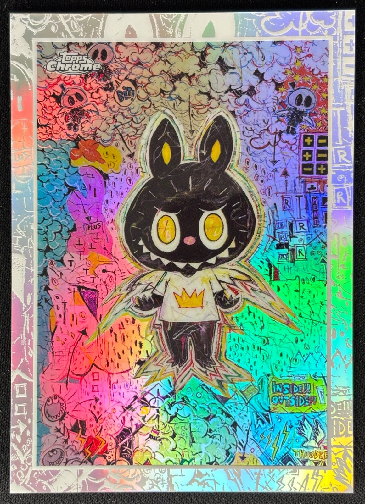 Plusminutes 02 2025 Chrome Labubu Refractor 3 Default Title Non-Sports Trading Cards