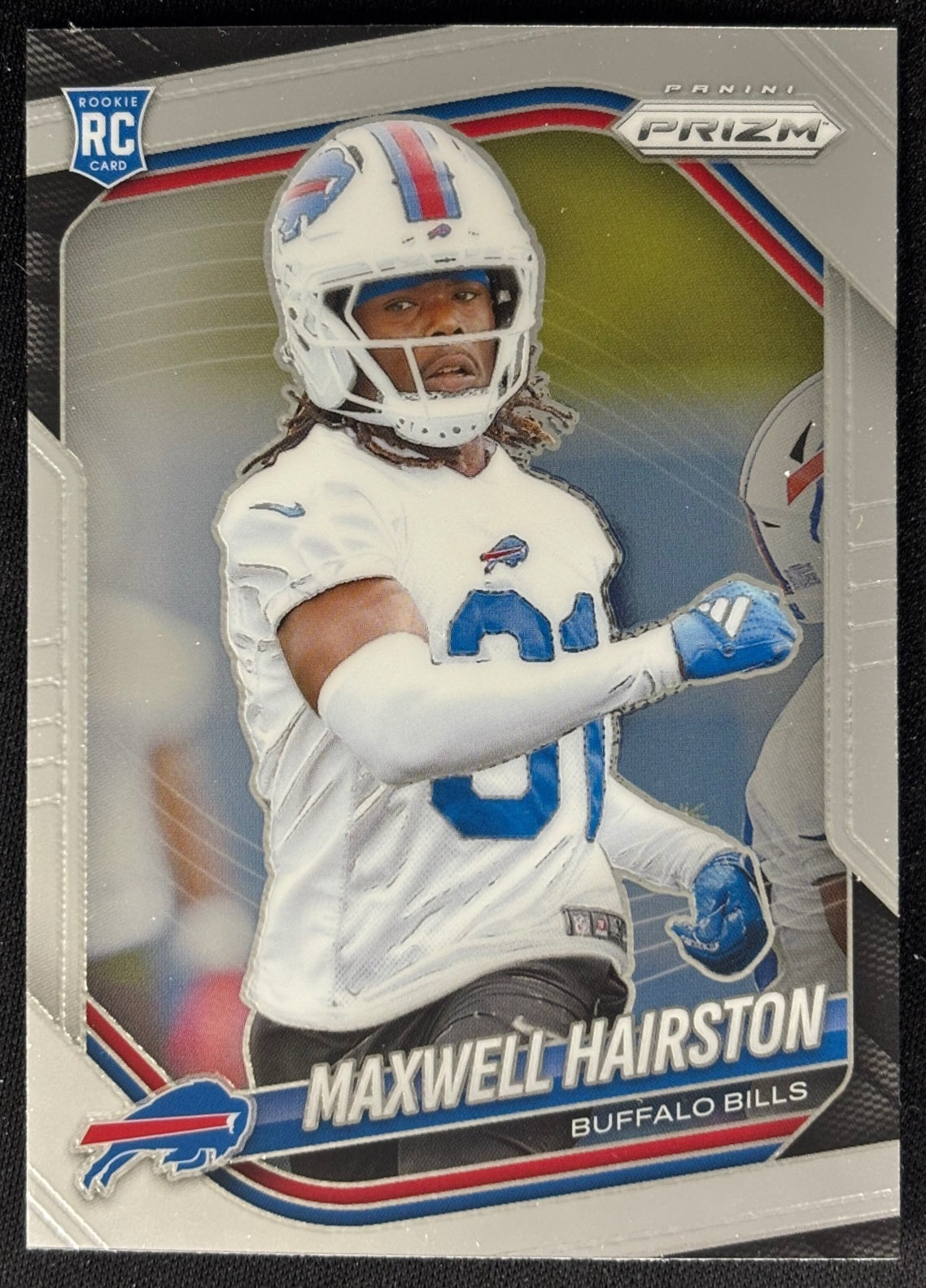 Maxwell Hairston 2025 Prizm Rookie Bills Sports Trading Card